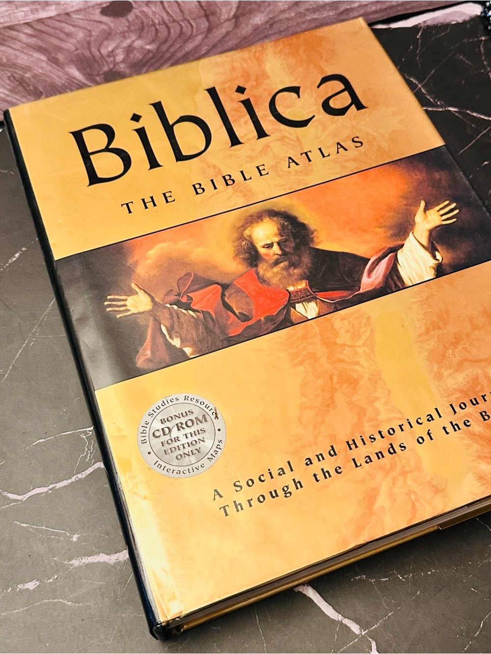 2007 Biblica:The Bible Atlas/ coffee table book/650images
/125 maps/CD ROM